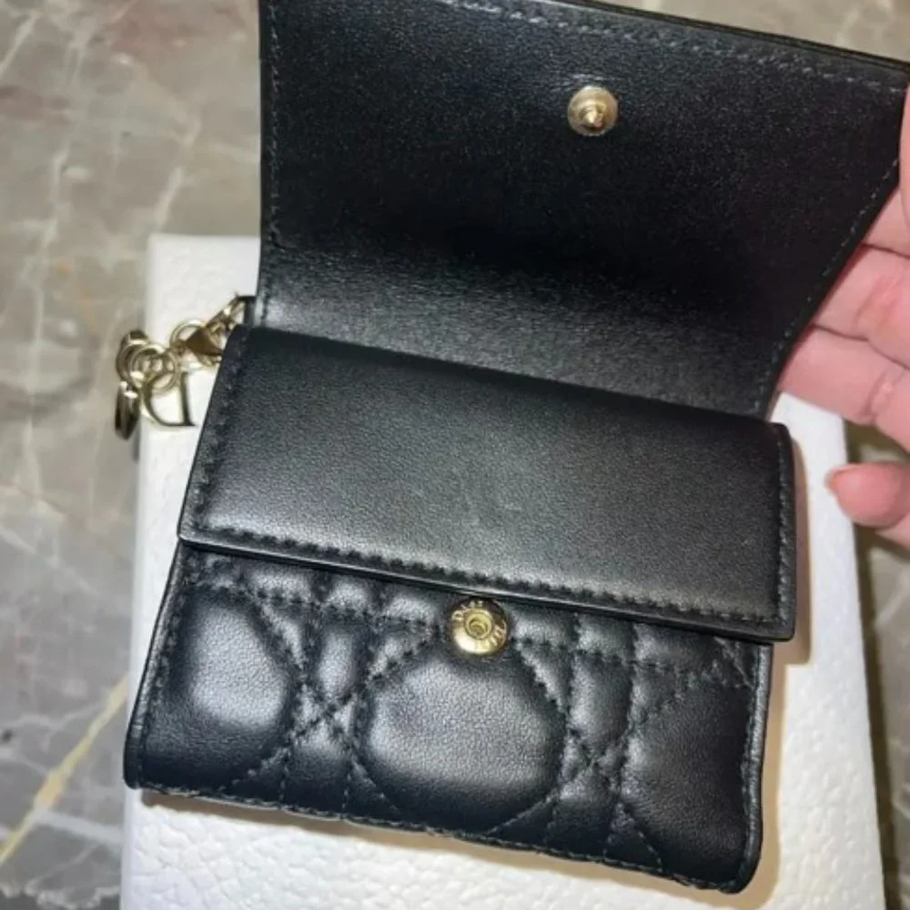 LADY DIOR LEATHER WALLET